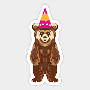 Party Days with the Bear Sticker